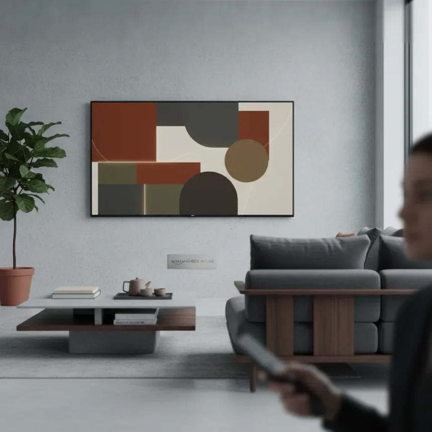 Amazon Ember Artline TV Raises Hard Questions About Art TVs — AI-generated illustration