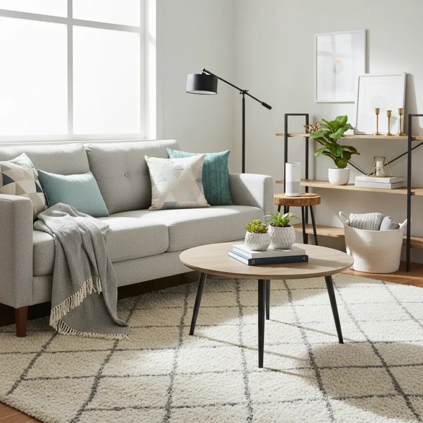 Budget living room refresh: 15 Amazon finds under $100 total — AI-generated illustration