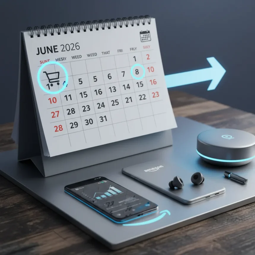 Amazon Prime Day 2026 shifts to late June, breaking tradition — AI-generated illustration