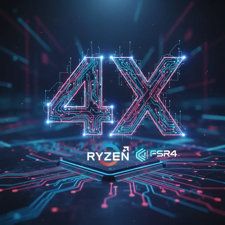 AMD FSR4 Multi-Frame Generation Gets 4x and 6x Multipliers — AI-generated illustration