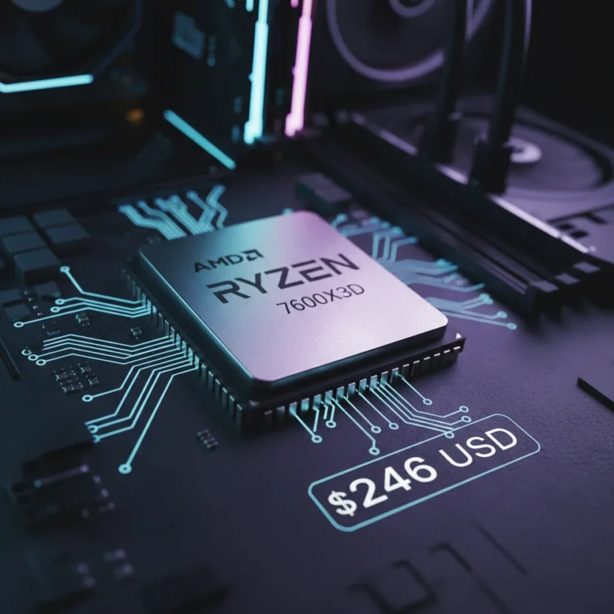 AMD Ryzen 5 7600X3D at $246 Crushes Gaming on a Budget