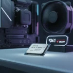 AMD Ryzen 7 7800X3D drops to $341: gaming CPU hits best price in months — AI-generated illustration