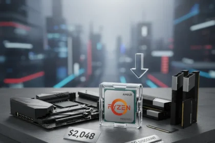 AMD Ryzen 9 9950X3D2 Bundle Hits $2,048 With $400 Discount — AI-generated illustration