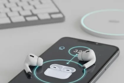 AndroPods brings Apple's AirPods features to Android — AI-generated illustration