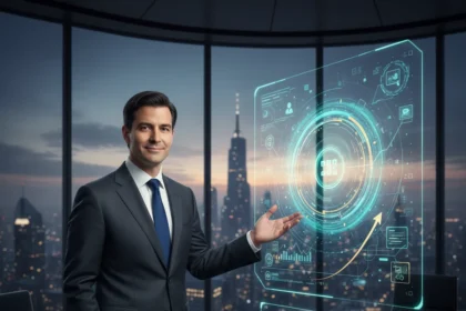 Andy Jassy: AI is a once-in-a-lifetime opportunity, not a bubble — AI-generated illustration