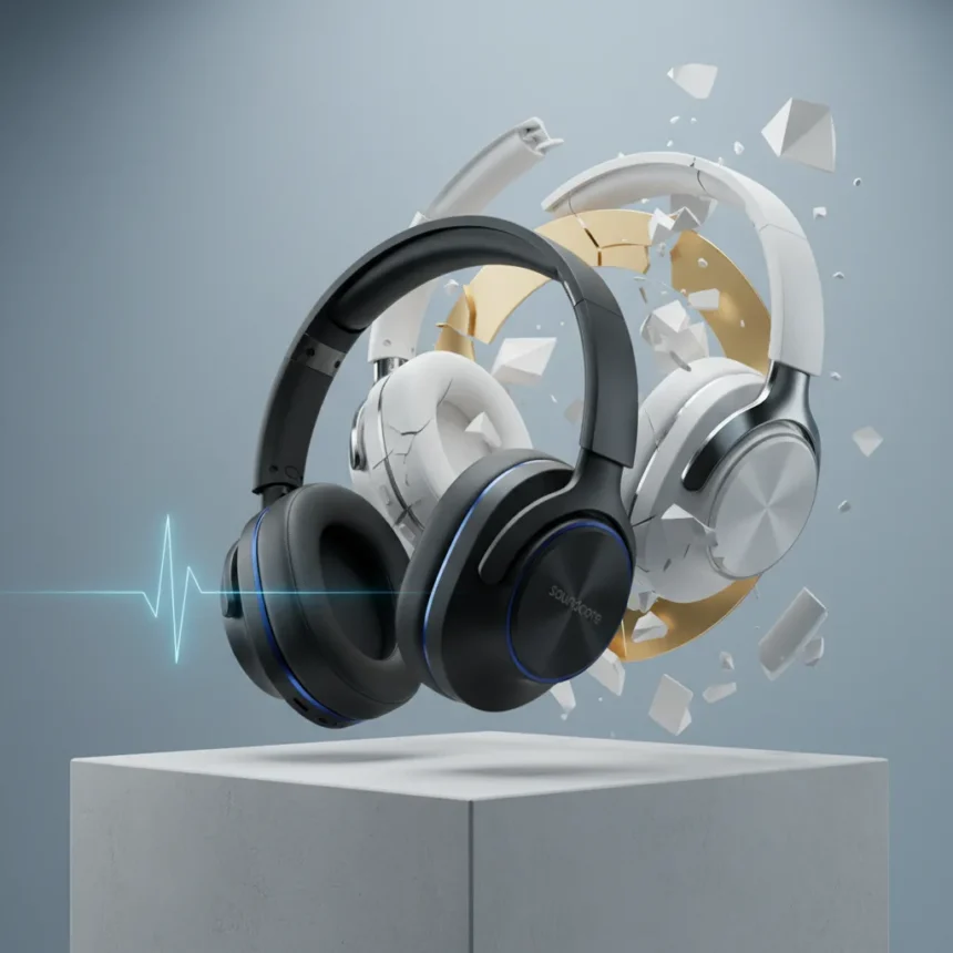 Anker Soundcore Space 2 Headphones Demolish the Budget ANC Category — AI-generated illustration