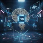 Anker THUS chip breaks computing rules for wearable AI — AI-generated illustration
