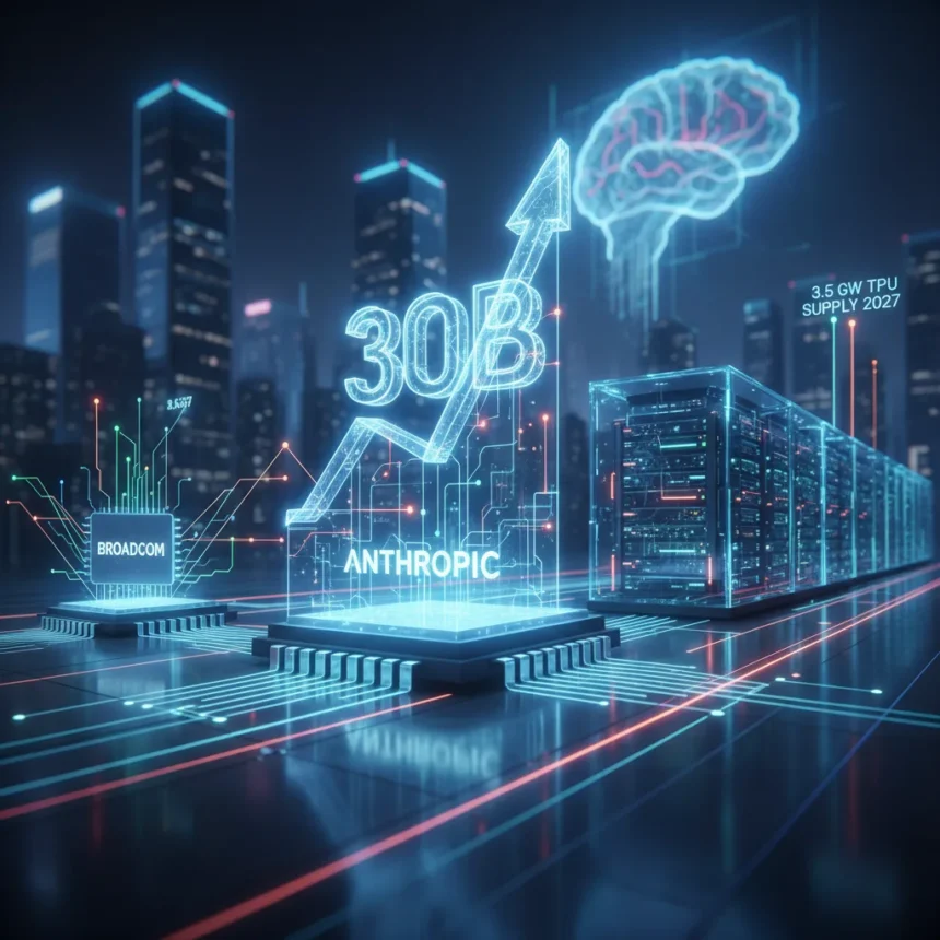 Anthropic's $30B revenue run rate signals AI compute arms race