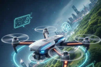 Antigravity A1 U3 update brings voice control and AI editing to drones — AI-generated illustration