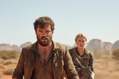 Apex survival thriller showcases Taron Egerton at his feral best — AI-generated illustration