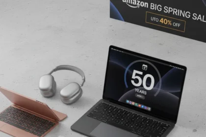 Apple's 50th Anniversary: 9 deals worth buying right now — AI-generated illustration