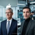 Apple's CEO succession accelerates: John Ternus poised to lead — AI-generated illustration