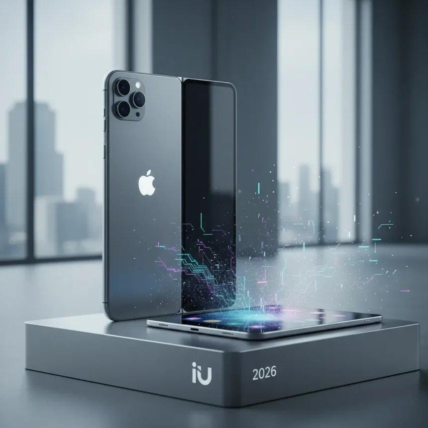 Apple's foldable iPhone Ultra could finally replace iPad mini — AI-generated illustration