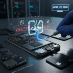 Apple patches iOS notification cache vulnerability exposing deleted messages — AI-generated illustration