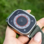 a person holding a camera