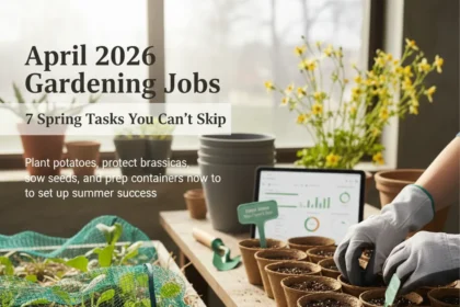 April 2026 gardening jobs: 7 spring tasks you can't skip — AI-generated illustration