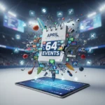 April sports calendar explodes with 64 events while F1 takes a break — AI-generated illustration