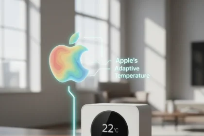 Aqara Thermostat Hub W200 Brings Apple's Adaptive Temperature to Life — AI-generated illustration