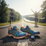 Asics Megablast proves versatility over 220 miles of marathon training — AI-generated illustration