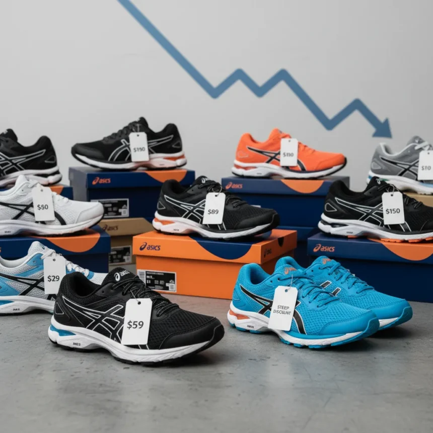 Asics Running Shoe Sale: 11 Deals Starting at $59 — AI-generated illustration