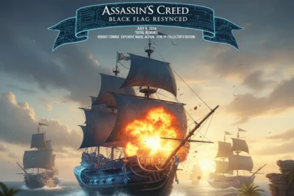 Assassin's Creed Black Flag Resynced arrives July 2026 with total remake — AI-generated illustration