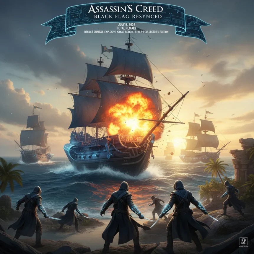 Assassin's Creed Black Flag Resynced arrives July 2026 with total remake