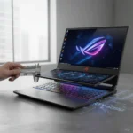 ASUS ROG Zephyrus Duo RTX 5090 Laptop: Dual Screens, Real Tradeoffs — AI-generated illustration