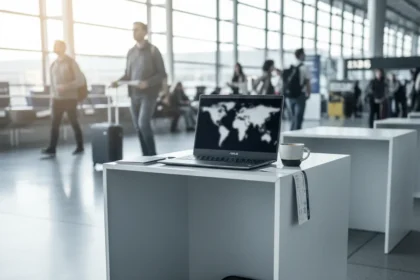 Asus Zenbook A16 Excels at Travel but Stumbles Elsewhere — AI-generated illustration