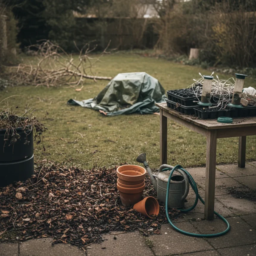 5 backyard mess culprits ruining your spring entertaining plans — AI-generated illustration