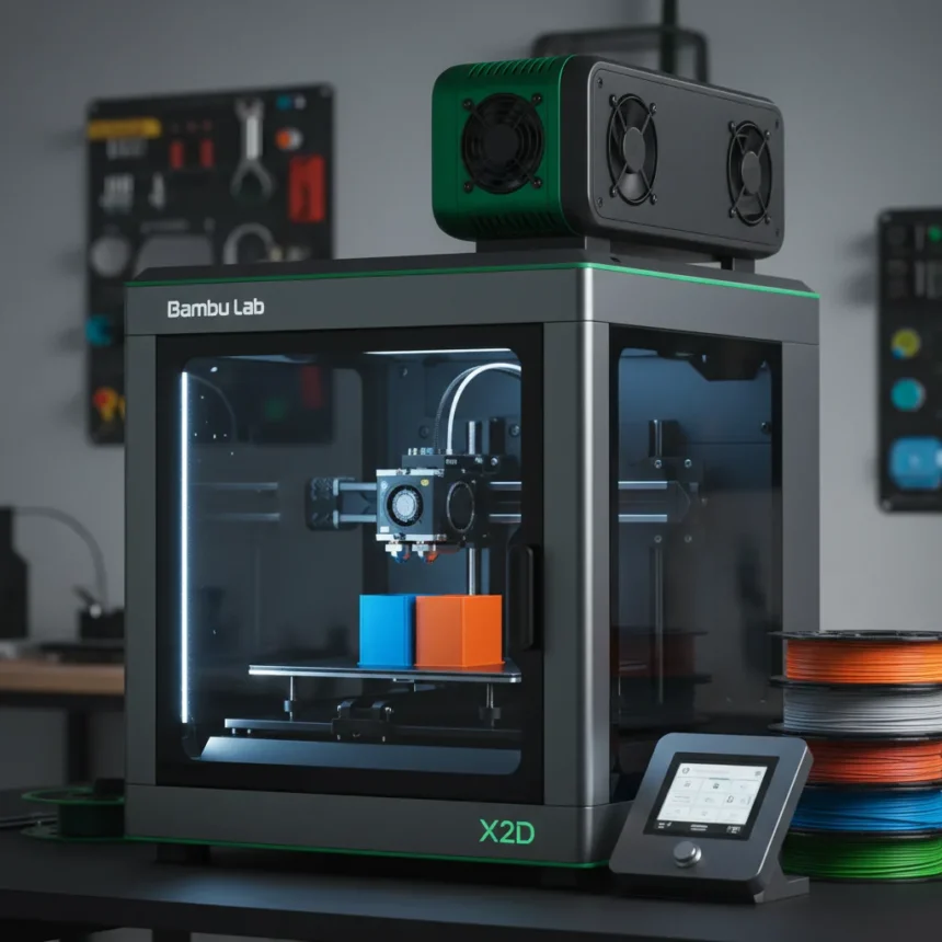 Bambu Lab X2D Overhauls the X1 Carbon With Dual Nozzles