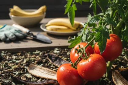 Banana peels beat fertilizer for bigger tomato harvests