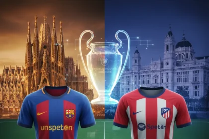 Barcelona vs Atletico Madrid: Free Champions League Streams — AI-generated illustration