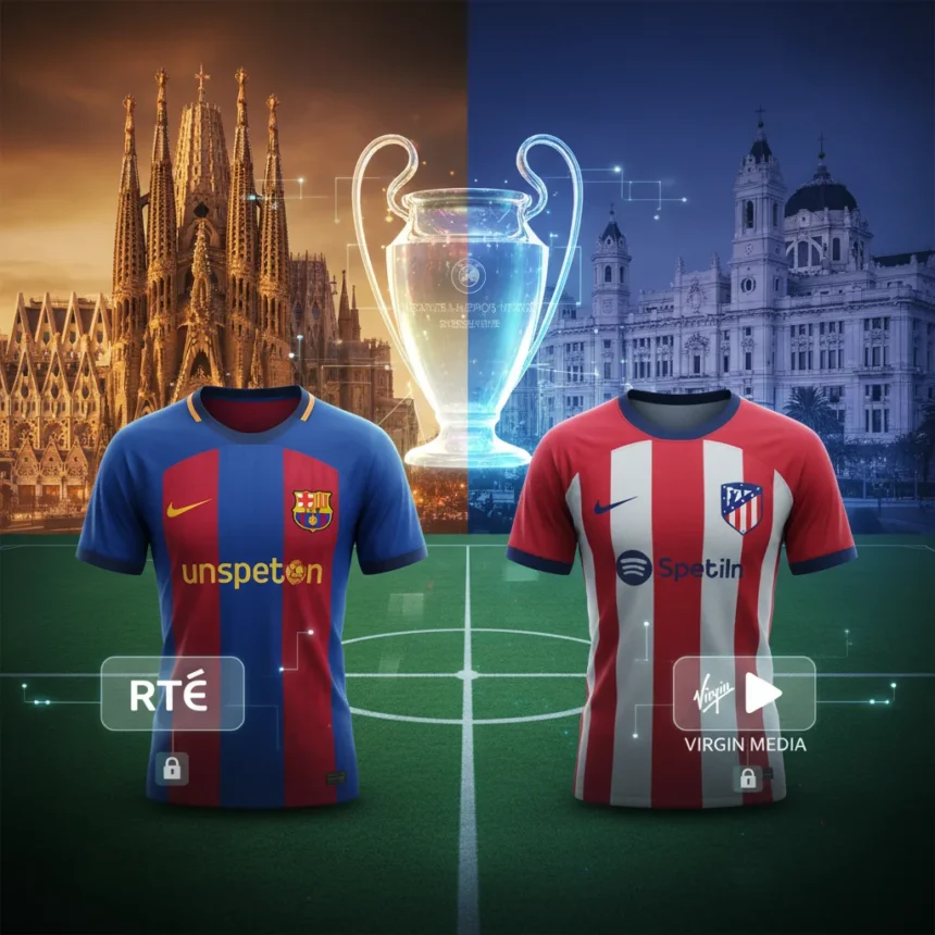 Barcelona vs Atletico Madrid: Free Champions League Streams — AI-generated illustration