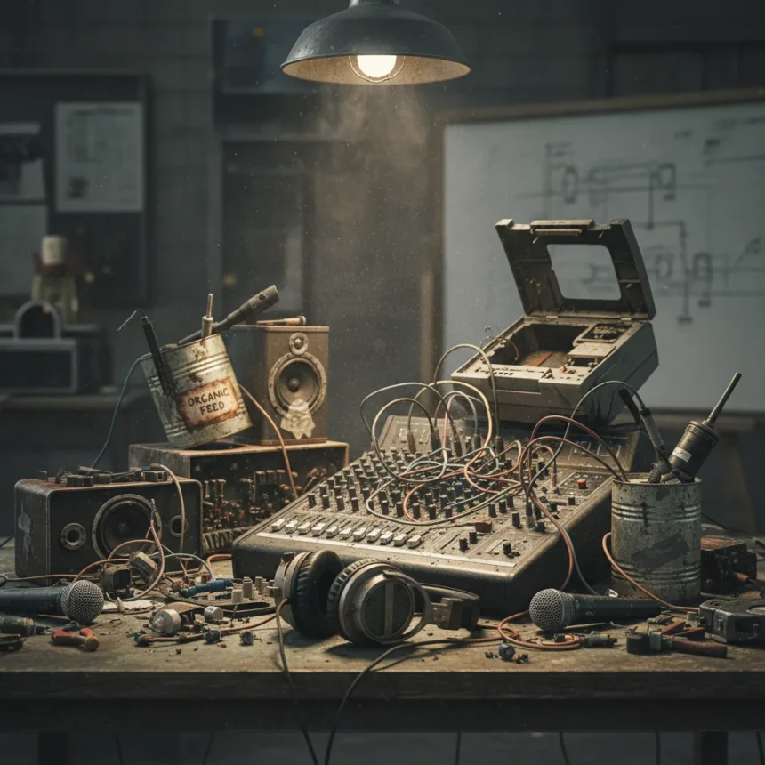 Battlefield 6 audio design: raw, messy, and constantly breaking — AI-generated illustration