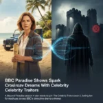 BBC Paradise Shows Spark Crossover Dreams With Celebrity Traitors — AI-generated illustration