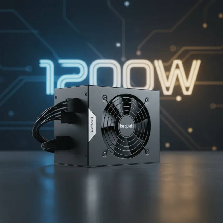 be quiet! Pure Power 13 M 1200W: Platinum Performance, Gold Price Tag — AI-generated illustration