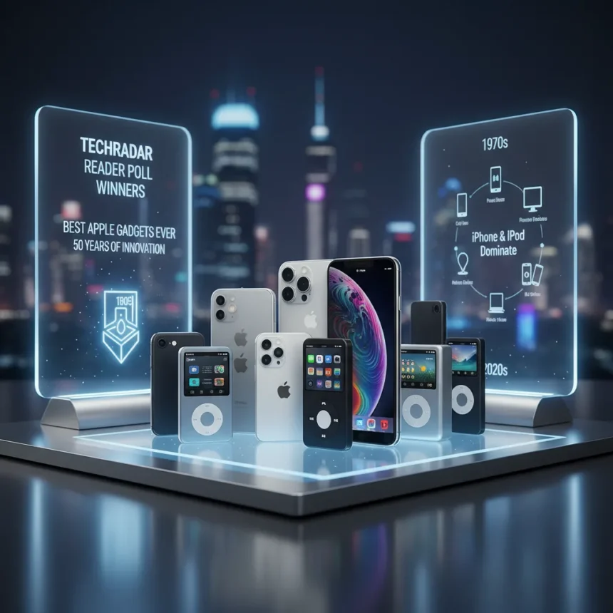 Best Apple gadgets ever: What TechRadar readers voted as winners — AI-generated illustration