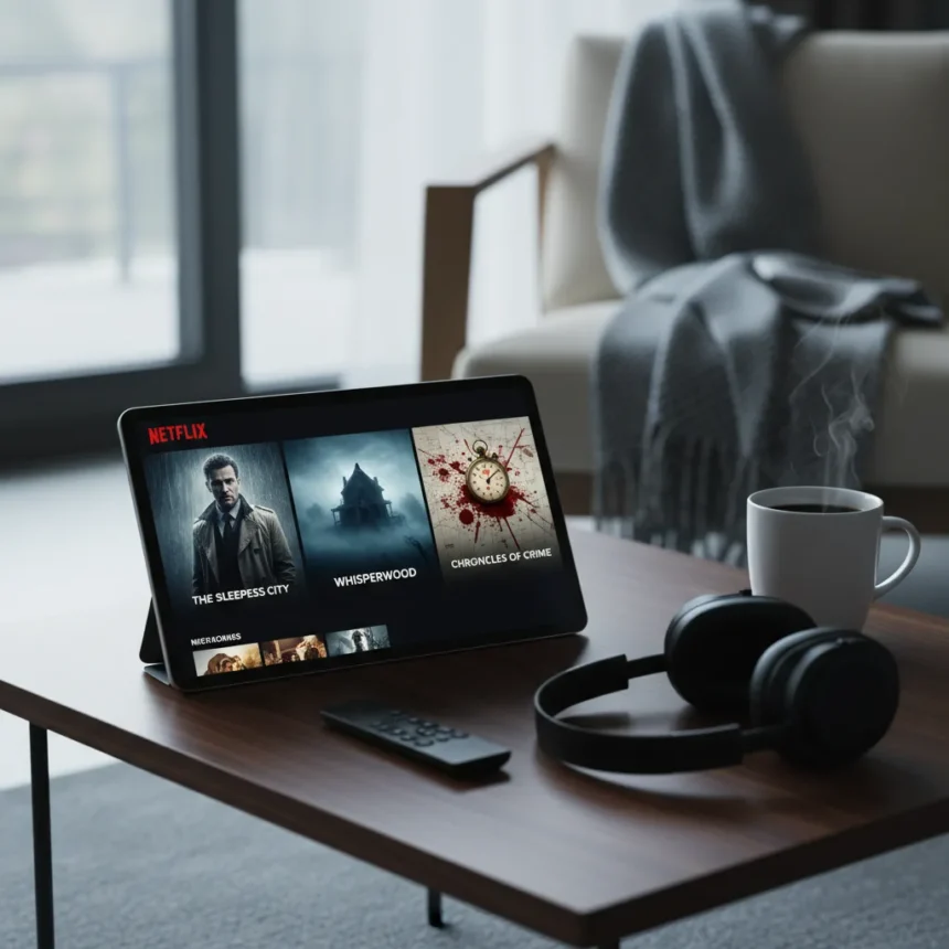 Best crime miniseries on Netflix for weekend viewing — AI-generated illustration