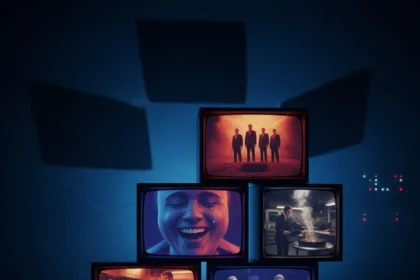 Best dark comedy shows to binge on Netflix right now — AI-generated illustration