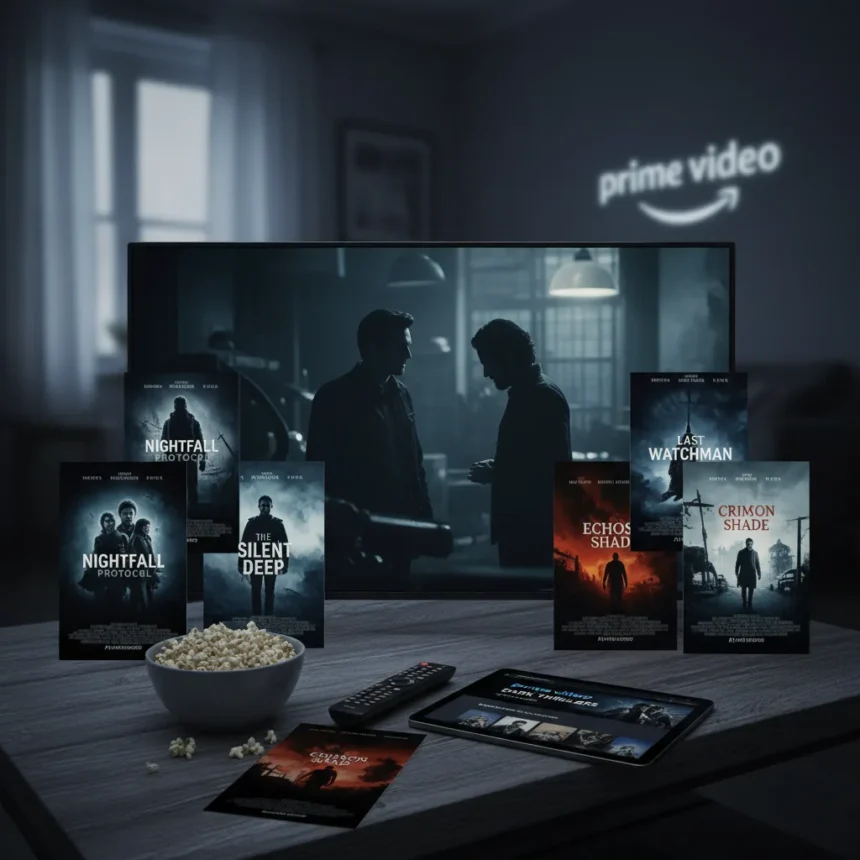 Best dark thriller movies to stream on Prime Video now — AI-generated illustration