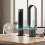Best desktop fans: strong airflow, low noise, real value — AI-generated illustration