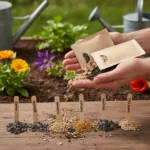 Best flowers to sow in April for summer color — AI-generated illustration