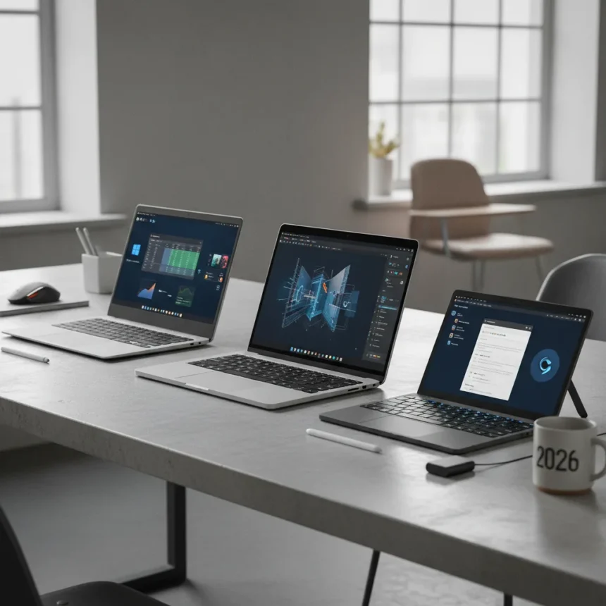 Best Laptops 2026: Windows, Mac, and Chromebook picks — AI-generated illustration