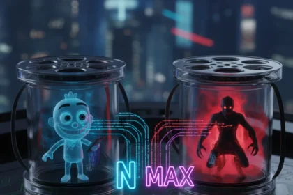 Best new movies to stream April 14-20: Netflix and Max lead — AI-generated illustration