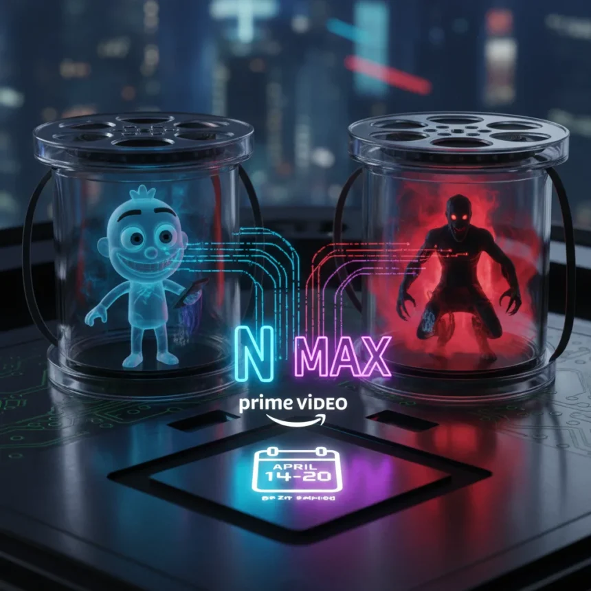 Best new movies to stream April 14-20: Netflix and Max lead — AI-generated illustration