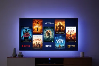 Best new movies to stream this weekend across Netflix, HBO Max, Peacock — AI-generated illustration