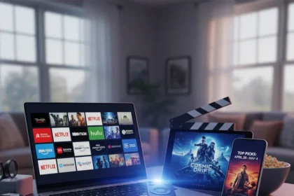 Best new movies to stream April 28–May 4 — AI-generated illustration