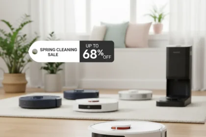 Best robot vacuums for spring cleaning: top picks with up to 68% off — AI-generated illustration