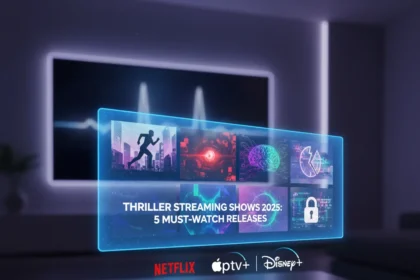 Thriller streaming shows 2025: 5 must-watch releases — AI-generated illustration