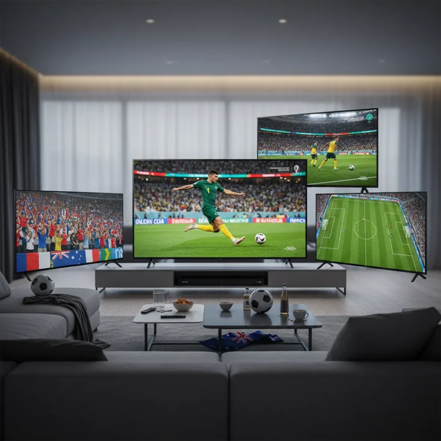 Best Big-Screen TVs for FIFA World Cup 2026 Viewing — AI-generated illustration